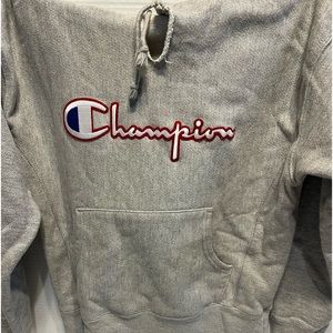 Vintage Champion Reverse Weave Sweatshirt size Medium distressed hoodie